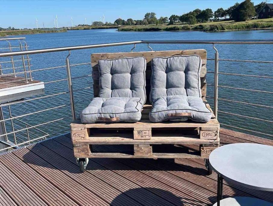 Hausboot Fritz Im Wangermeer シリヒ エクステリア 写真